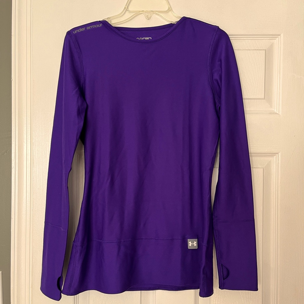 Under Armour Women's Vibrant Purple Long Sleeve Tee